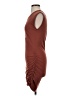 FP BEACH Solid Brown Casual Dress Size XS - photo 5