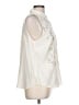 Ann Taylor 100% Polyester Ivory Sleeveless Blouse Size 12 - photo 4