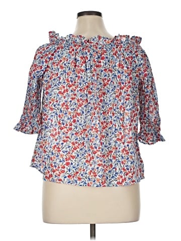 St. John's Bay 3/4 Sleeve Blouse (view 2)