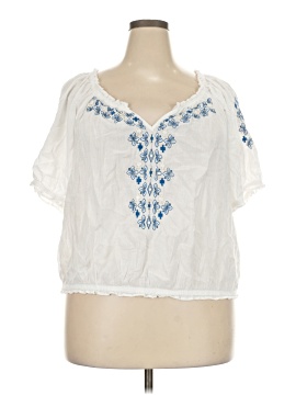 Lucky Brand Short Sleeve Blouse