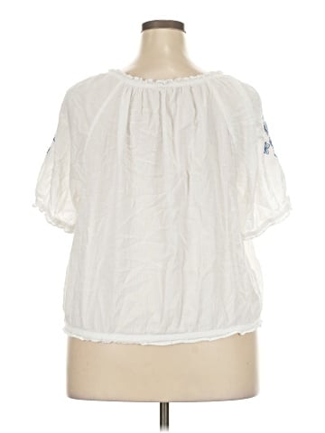 Lucky Brand Short Sleeve Blouse (view 2)