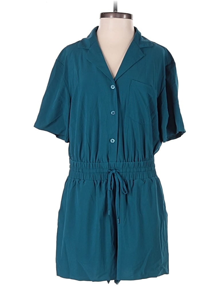 Pre-owned Athleta Romper In Teal
