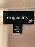 Originality Solid Tan Faux Leather Skirt Size S - photo 4