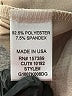Originality Solid Tan Faux Leather Skirt Size S - photo 5
