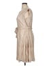 DKNY 100% Polyester Tan Cocktail Dress Size 16 - photo 5