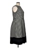 Calvin Klein Houndstooth Black Casual Dress Size 14W - photo 4
