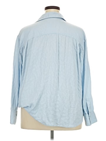Treasure & Bond 3/4 Sleeve Button-Down Shirt (view 2)