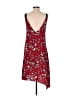 Rag & Bone 100% Silk Floral Red Casual Dress Size XS - photo 2
