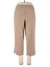 Susan Graver Solid Tan Casual Pants Size XL (petite) - photo 1