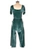 Nordstrom Solid Teal Jumpsuit Size 10 - photo 2