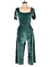 Nordstrom Solid Teal Jumpsuit Size 10 - photo 1