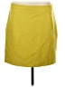 J.Crew 100% Wool Solid Yellow Wool Skirt Size 12 - photo 1