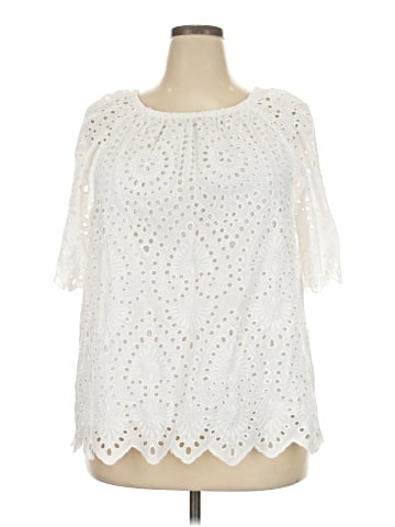 Chico's 3/4 Sleeve T-Shirt (view 1)