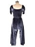 Nordstrom Metallic Blue Jumpsuit Size 10 - photo 2