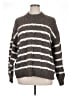 LC Lauren Conrad 100% Polyester Stripes Gray Pullover Sweater Size 1X - photo 1