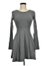 Forever 21 Solid Gray Casual Dress Size S - photo 1