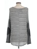 Moon Collection Stripes Gray Pullover Sweater Size L - photo 2