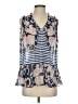 CAbi 100% Polyester Blue Sleeveless Blouse Size S - photo 1