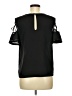 Guess 100% Polyester Black Short Sleeve Top Size M - photo 2