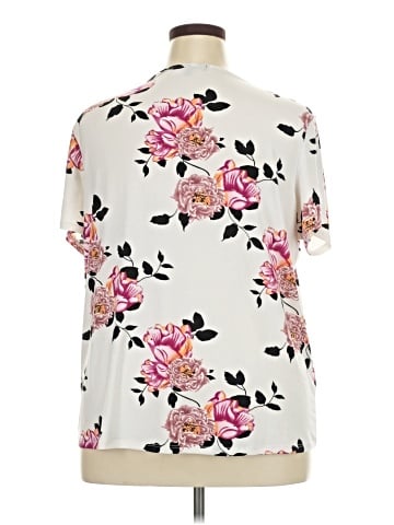 Always Indigo Short Sleeve Blouse (view 2)