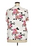 Always Indigo Ivory Short Sleeve Blouse Size 2X - photo 2