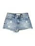 Bullhead Blue Denim Shorts Size 7 - photo 1