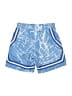 Nike 100% Polyester Graphic Blue Athletic Shorts Size M - photo 2