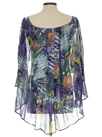 Orna Farho Short Sleeve Blouse (view 2)