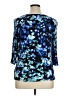 Apt. 9 Blue 3/4 Sleeve Blouse Size XL Petite - photo 2