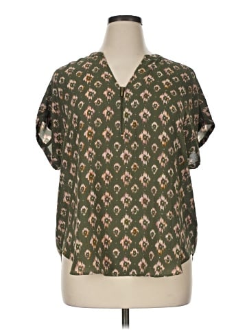 Maurices Short Sleeve Blouse (view 1)
