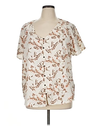 Maurices Short Sleeve Blouse (view 1)