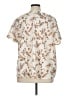 Maurices 100% Polyester Ivory Short Sleeve Blouse Size 1X - photo 2