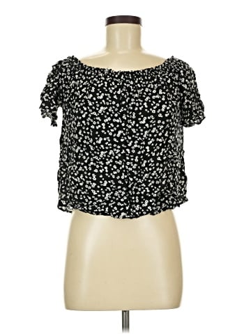 Rewind Short Sleeve Blouse (view 1)