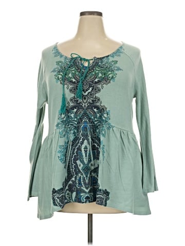 One World Long Sleeve Blouse (view 1)