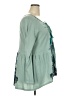 One World Teal Long Sleeve Blouse Size 2X - photo 4