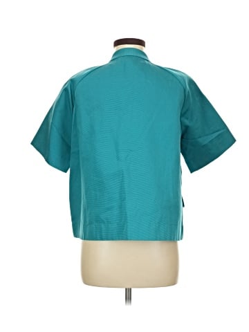 Lafayette 148 New York Short Sleeve Blouse (view 2)