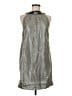 Walter Metallic Silver Cocktail Dress Size M - photo 1