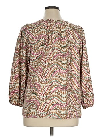 Ann Taylor LOFT 3/4 Sleeve Blouse (view 2)