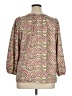 Ann Taylor LOFT 100% Polyester Brown 3/4 Sleeve Blouse Size XL - photo 2