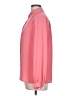 Halston 100% Polyester Solid Pink Long Sleeve Blouse Size 10 - photo 5