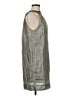 Walter Metallic Silver Cocktail Dress Size M - photo 4