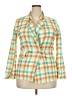 Unbranded 100% Polyester Checkered-gingham Orange Blazer Size 2X - photo 1