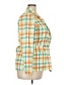 Unbranded 100% Polyester Checkered-gingham Orange Blazer Size 2X - photo 4
