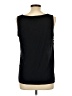 August Silk Black Sleeveless Blouse Size L - photo 2
