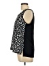 August Silk Black Sleeveless Blouse Size L - photo 5