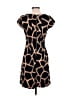 MICHAEL Michael Kors Animal Print Brown Casual Dress Size 4 - photo 2
