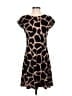 MICHAEL Michael Kors Animal Print Brown Casual Dress Size 4 - photo 1