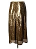 MICHAEL Michael Kors 100% Polyester Metallic Gold Formal Skirt Size M - photo 2
