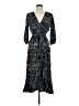Sam Edelman 100% Rayon Polka Dots Black Casual Dress Size 8 - photo 1