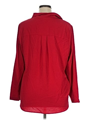 Cj Banks Long Sleeve Blouse (view 2)